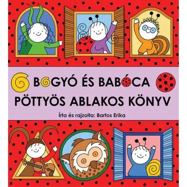 Pöttyös ablakos könyv