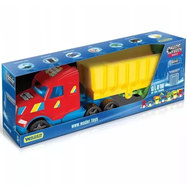 Wader: Magic Truck Basic billenős dömper, 79 cm - CSOMAGOLÁSSÉRÜLT