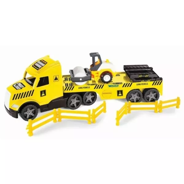 Wader: Magic Truck Technic kamion úthengerrel, 79 cm - CSOMAGOLÁSSÉRÜLT