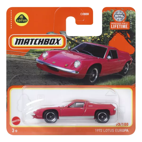 Matchbox: 1972 Lotus Europa kisautó