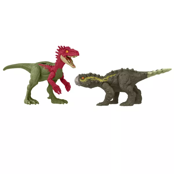 Jurassic World: Figurină dinozaur 2023 - Eoraptor vs Stegouros