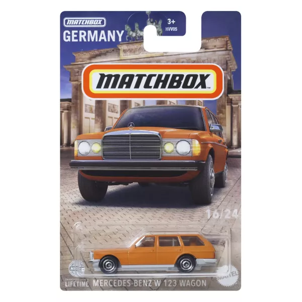 Matchbox: Európa kollekció - Mercedes-Benz W 123 kisautó