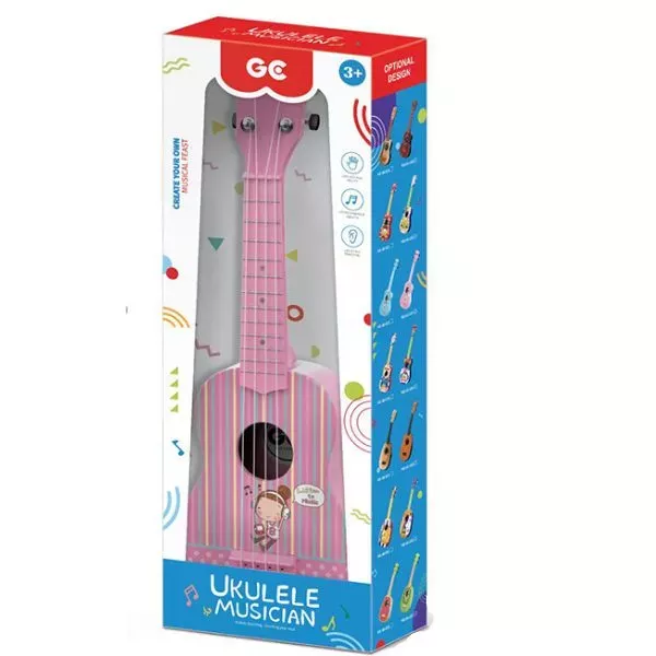 Instrument muzical ukulele, 56 cm - roz