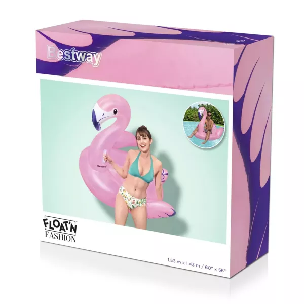 Bestway : saltea în formă de flamingo - 153 x 143 cm