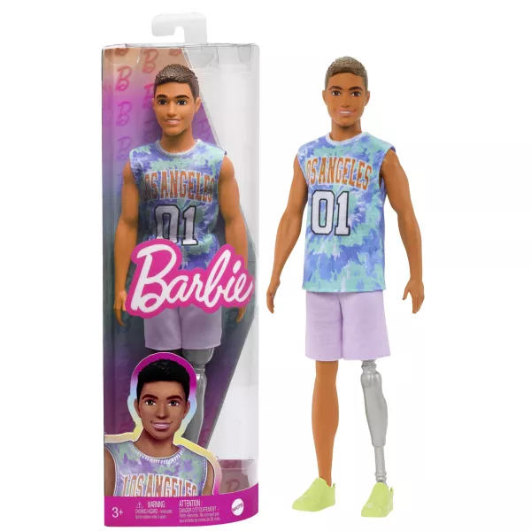 Barbie: Fashionistas lábprotézises sportoló Ken baba