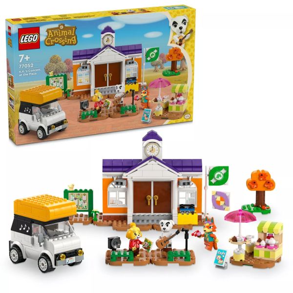 LEGO® Animal Crossing Concertul lui K.K. la Plaza 77052