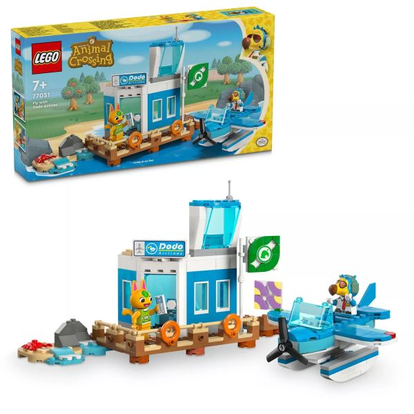 LEGO® Animal Crossing Repülj a Dodo Airlines fedélzetén 77051