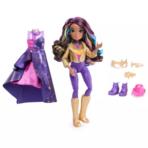 Unikornis Akadémia: Sophia Masquerade baba kiegészítőkkel - 24 cm