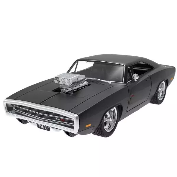 Rastar: Dodge Charger R/T sort fjernstyret bil i sort - 1:16