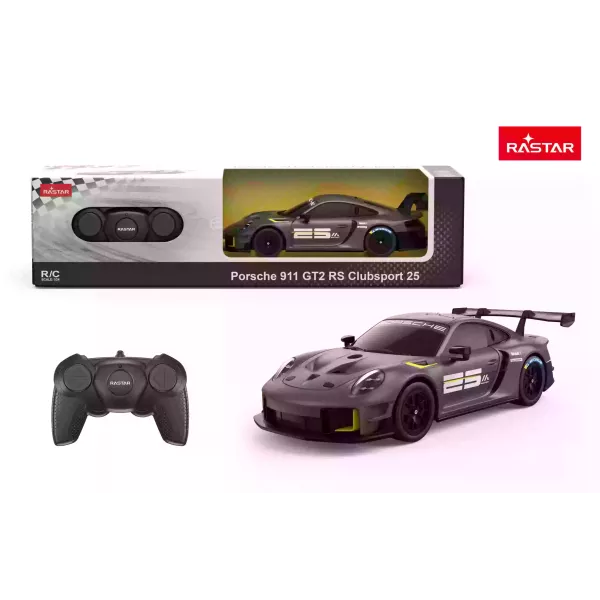 Rastar: Porsche 911 GT2 RS mașină cu telecomandă, gri - 1:24