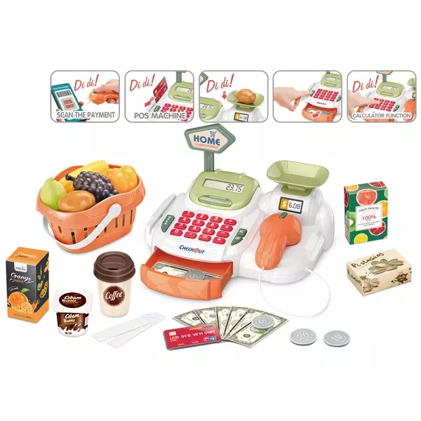 Касов апарат комплект с продукти – 36 части