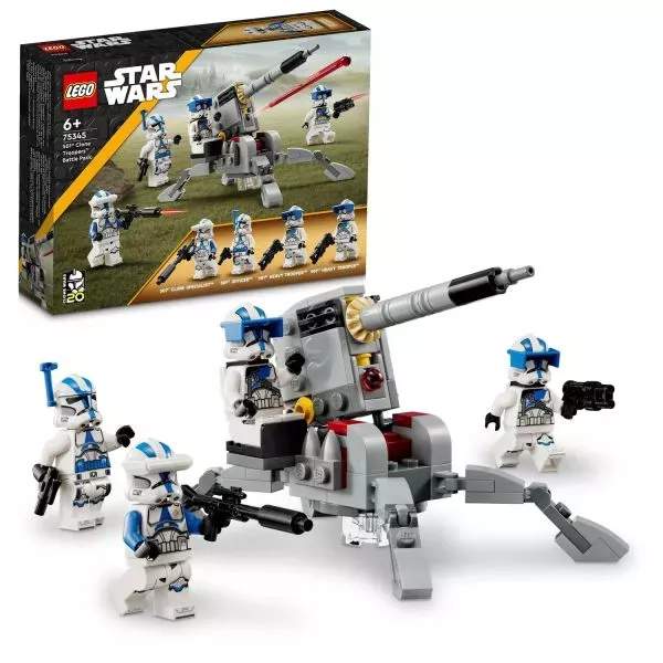 LEGO® Star Wars: 501. klónkatonák harci csomag 75345 CSOMAGOLÁSSÉRÜLT