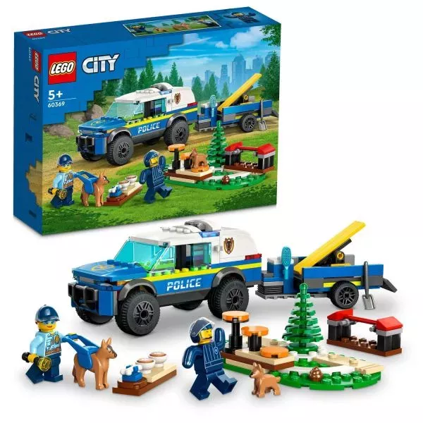 LEGO® City Police: Rendőrkutya-kiképzés 60369 CSOMAGOLÁSSÉRÜLT