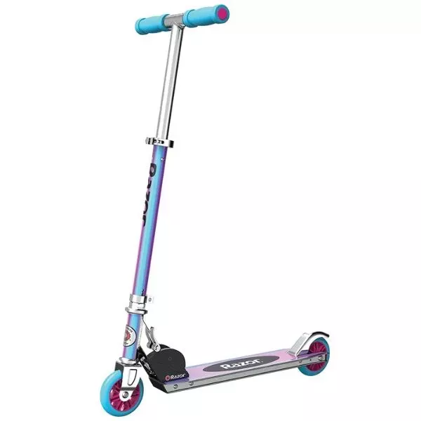 Razor: A Holographic fém roller - kék-pink