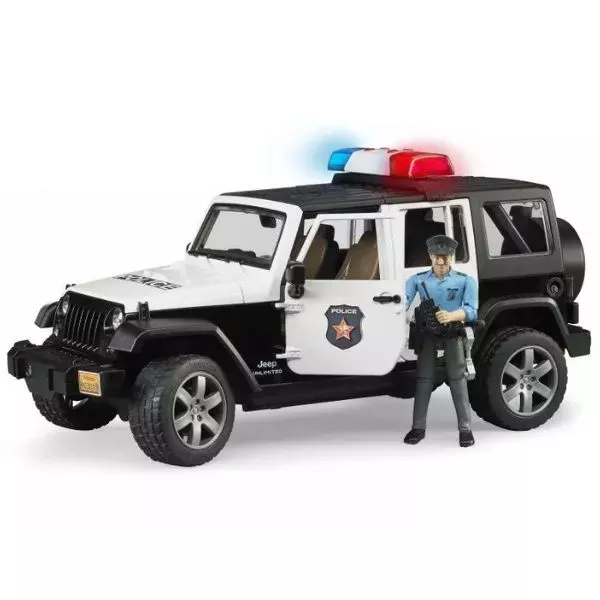 Bruder: Jeep Wrangler Unlimited Rubicon Set de poliție