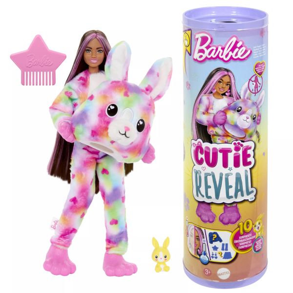 Barbie: Cutie Reveal meglepetés baba, 7. sorozat - Nyuszi