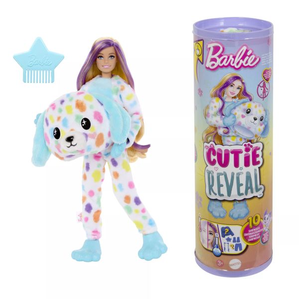 Barbie: Cutie Reveal păpușă surpriză, seria 7 , Dalmațian