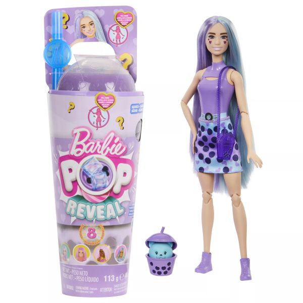 Barbie: Slime Reveal păpușă - mov