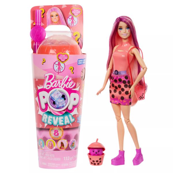 Barbie: Slime Reveal Bubi-Buli baba - narancssárga