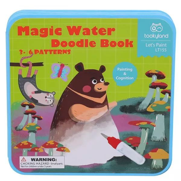 Tooky Toy: Tarjetas que se pueden pintar con agua