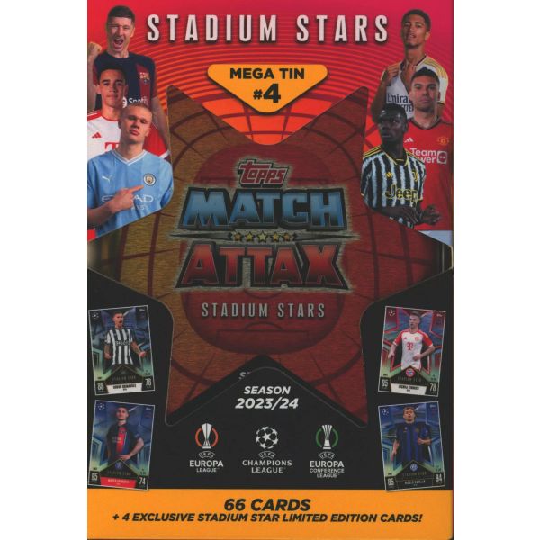 Topps UCC Match Attax Mega cutie metalică - diferite