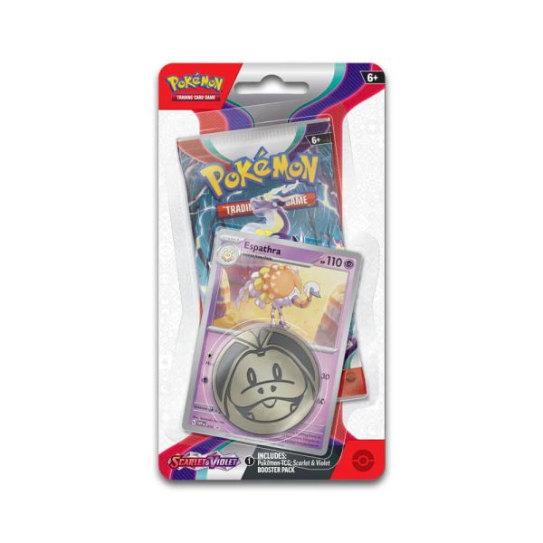 Pokémon: TCG Scarlet & Violet - Prémium Checklane kártyacsomag - angol nyelvű