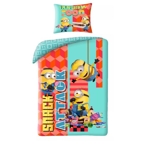 Minions: Minions set de lenjerie de pat - 140 x 200 cm