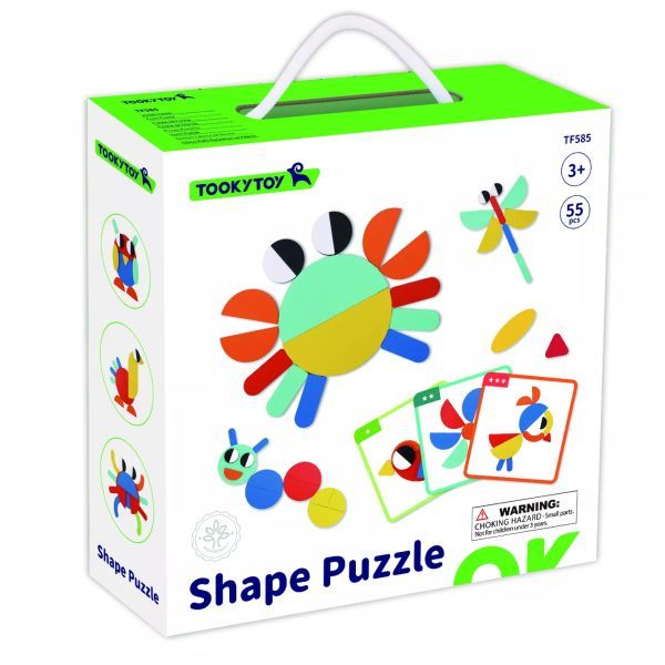 Tooky Toy: Állatos képkirakó játék - 55 db-os