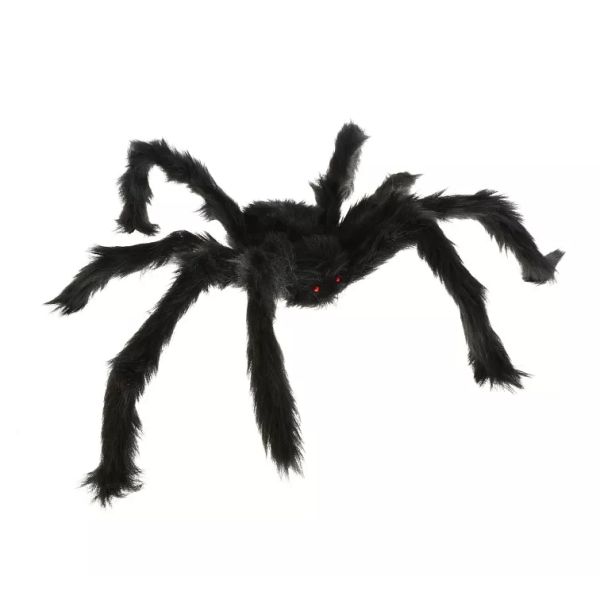 Stor sort edderkop – 60 cm