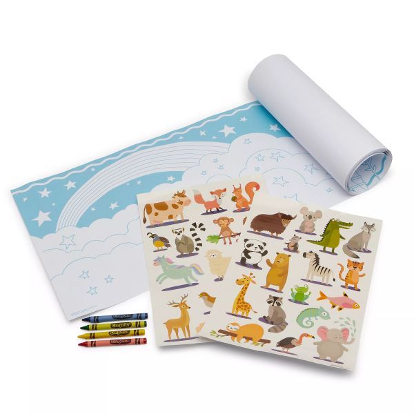 Crayola: Poster de colorat cu modele de animale - 3 m