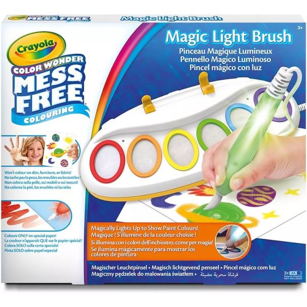 Crayola: Set de Pintura Mágica Color Wonder con Pincel Iluminado