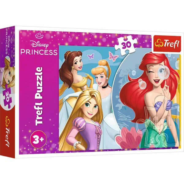 Trefl: Csodálatos Disney hercegnők - 30 darabos puzzle