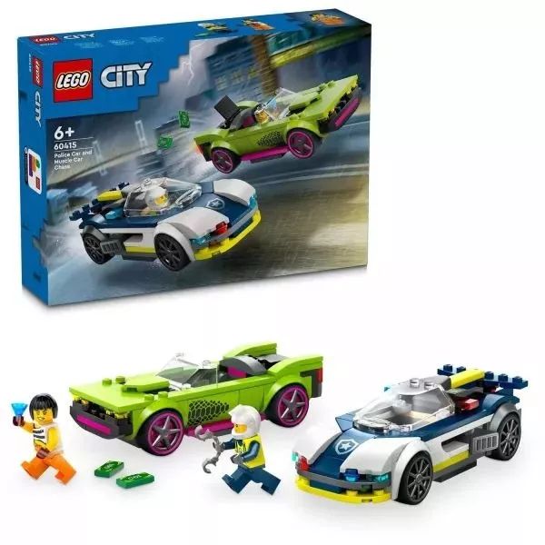 LEGO CITY: Rendőrautó és sportkocsi hajsza CSOMAGOLÁSSÉRÜLT