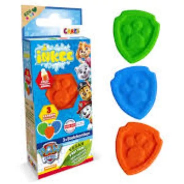 Patrulha Canina: Pacote de bombas de banho coloridas - 3 unidades