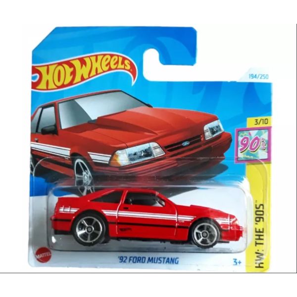 Hot Wheels: 92 Ford Mustang kisautó