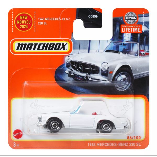 Matchbox: 1963 Mercedes-benz 230 SL kisautó