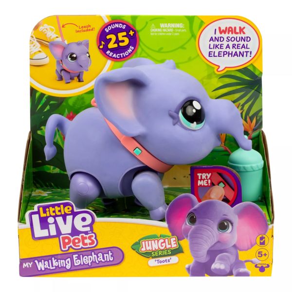 Little Live Pets: Elefant interactiv care se plimbă