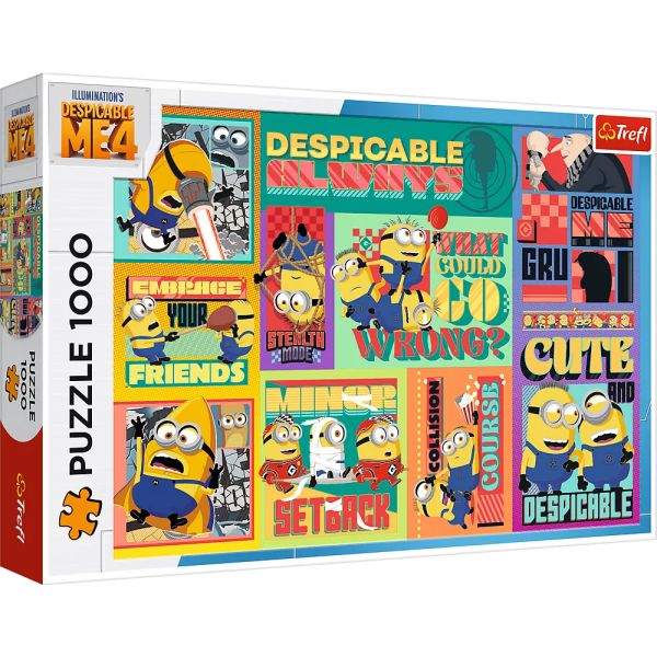 Trefl: Gru și Minionii puzzle - 1000 piese