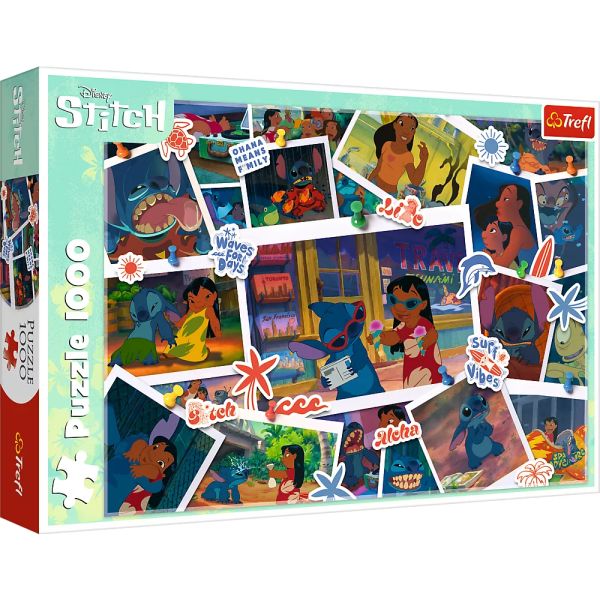 Trefl: Lilo&Stitch édes emlékek puzzle - 1000 darabos