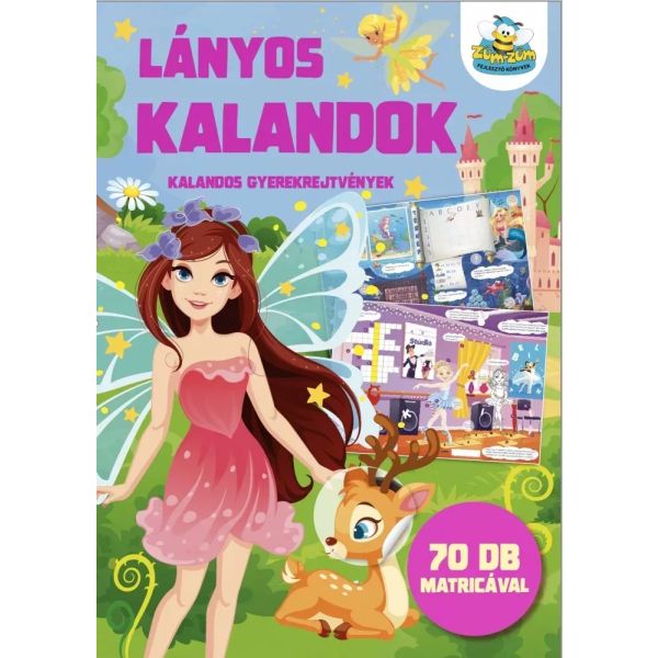 Lányos kalandok - fantasztikus gyerekrejtvények