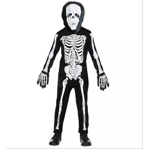 Csontváz jelmez - 140 cm