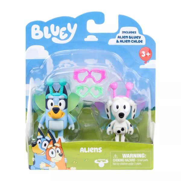 Bluey: Dupla figuracsomag - Űrlény Bluey és Chloe
