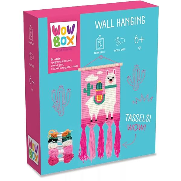 Wow Box: Csináld magad makramé fali dísz - Láma