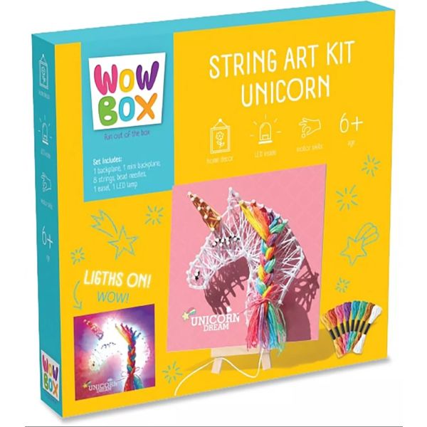 Wow Box: Set creativ de înnodare cu lumină LED