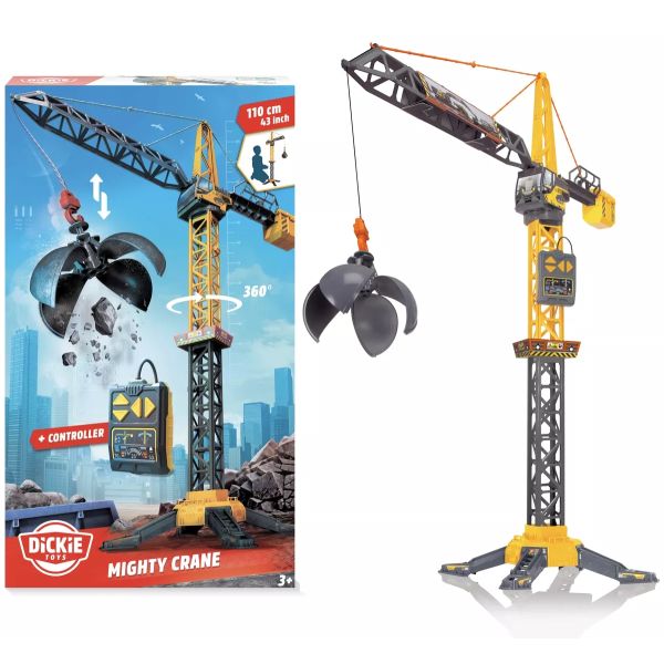 Dickie: Óriás daru játékszett távirányítóval - 110 cm