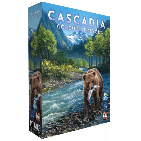 Cascadia – Rolling Rivers joc de societate în limba maghiară