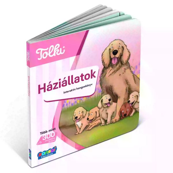 Tolki: Interaktív foglalkoztató hangoskönyv - Háziállatok