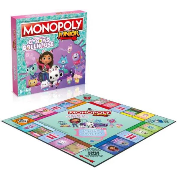 Monopoly Junior - ediția Gabby s Dollhouse - limba maghiară