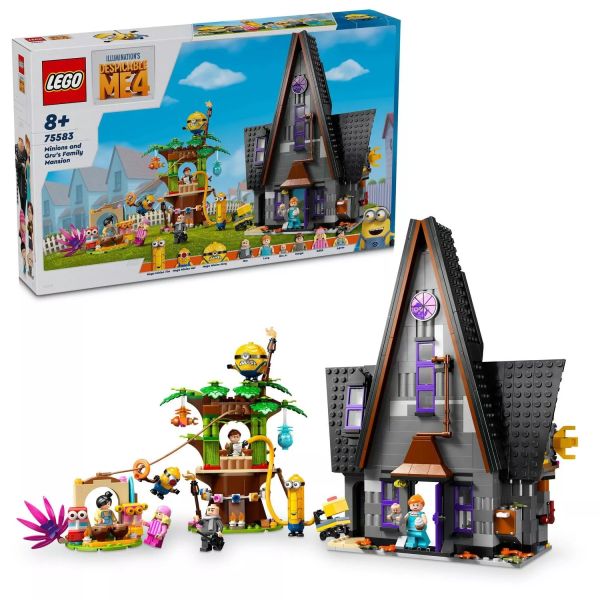 LEGO® Gru 4 Reședința de familie a lui Gru și a minionilor 75583