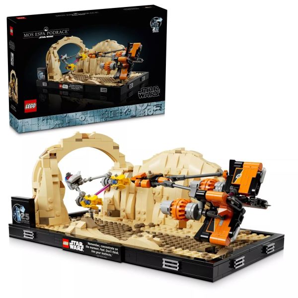 LEGO® Star Wars Dioramă Cursa din Mos Espa 75380